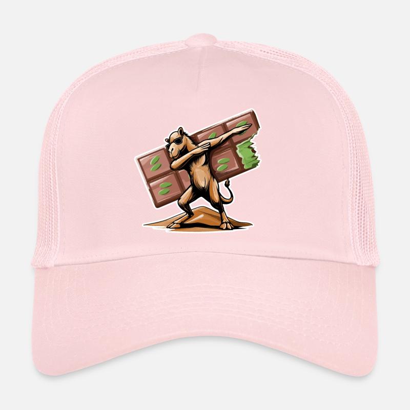 Dabbing Dromadary & Chocolat de Dubaï Casquette trucker 