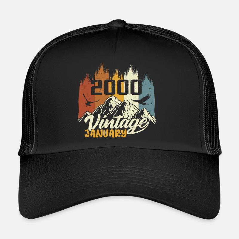Birthday January 2000 - Gift January 2000 Trucker Cap