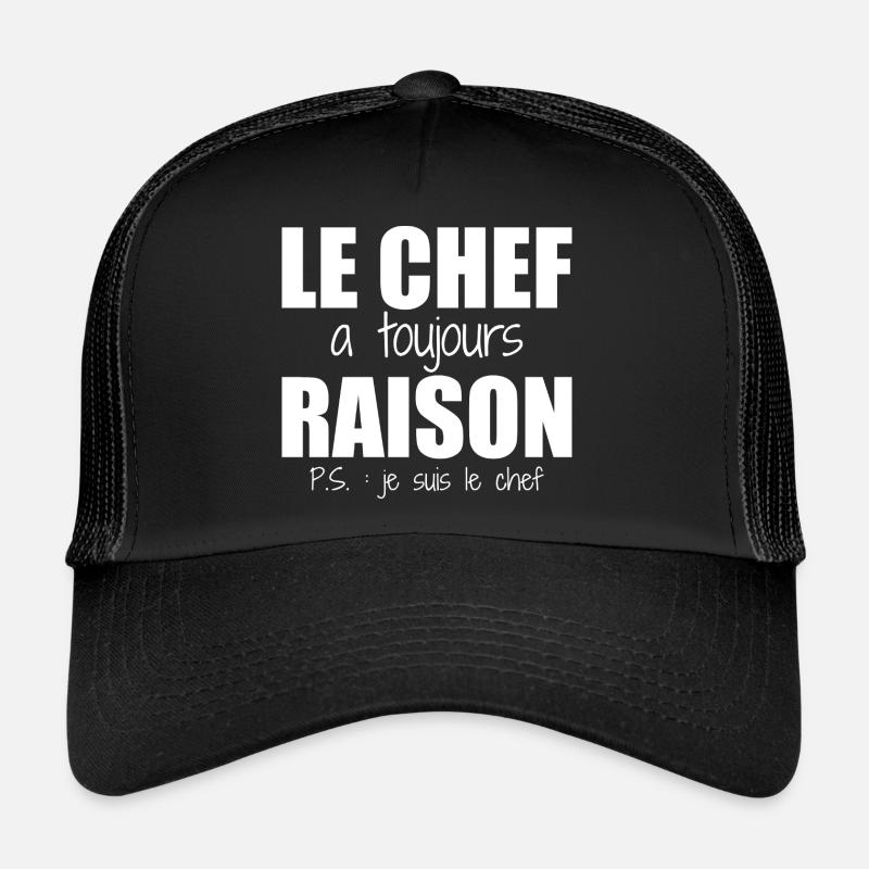 Der Koch hat immer Recht, ich bin der Humorkoch Trucker Cap