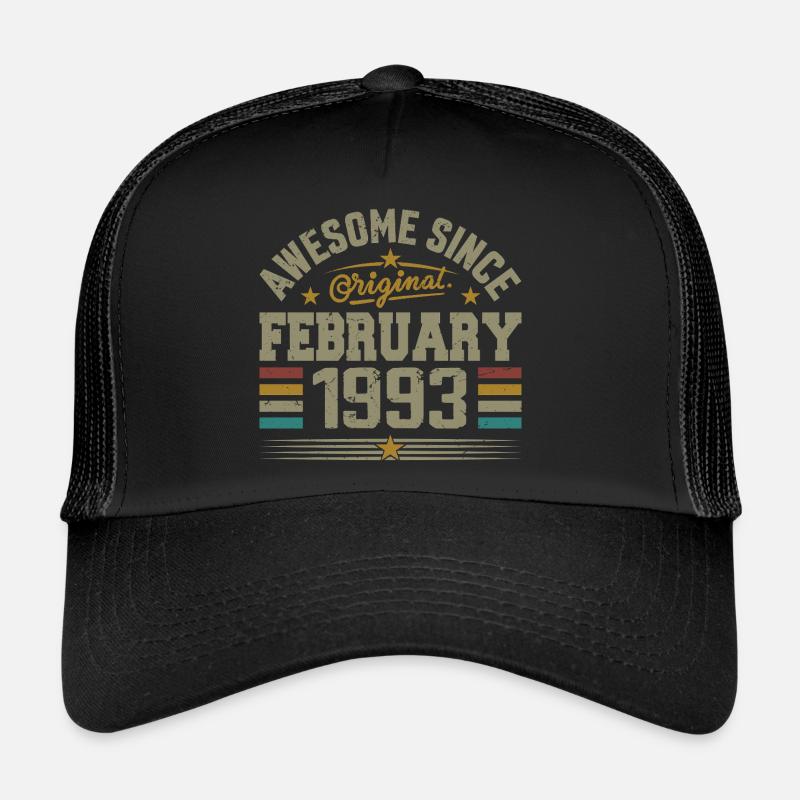 Février 1993 Cadeau 32e Anniversaire, Février 1993 Casquette trucker 