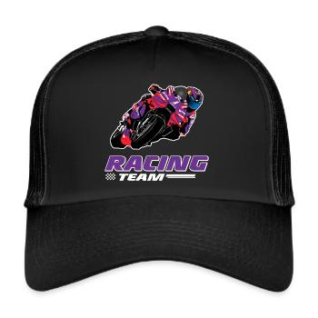 Motorcycle Racing - Superbike - Trucker Cap - black/black - Front