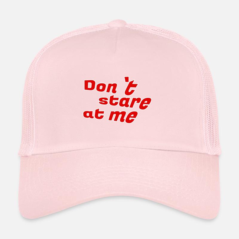 Ne me regarde pas Casquette trucker 