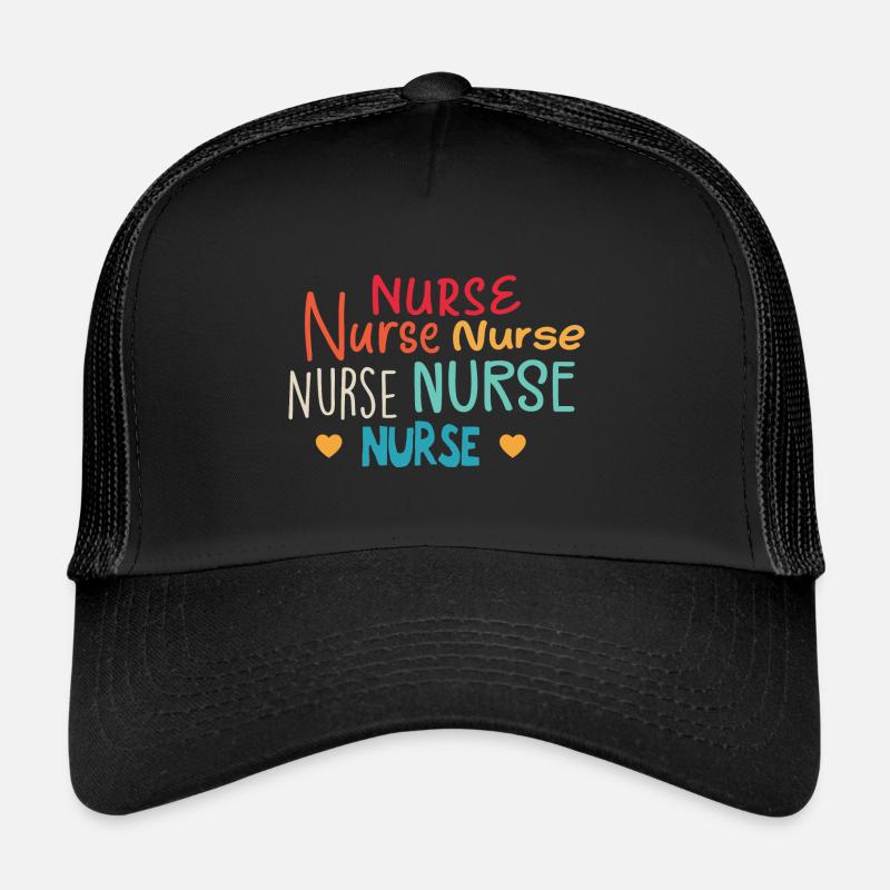 Infirmière - infirmière cadeau Casquette trucker 