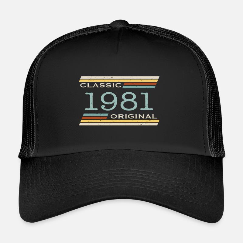 Vintage 1981, Classique, Original(e) Casquette trucker 