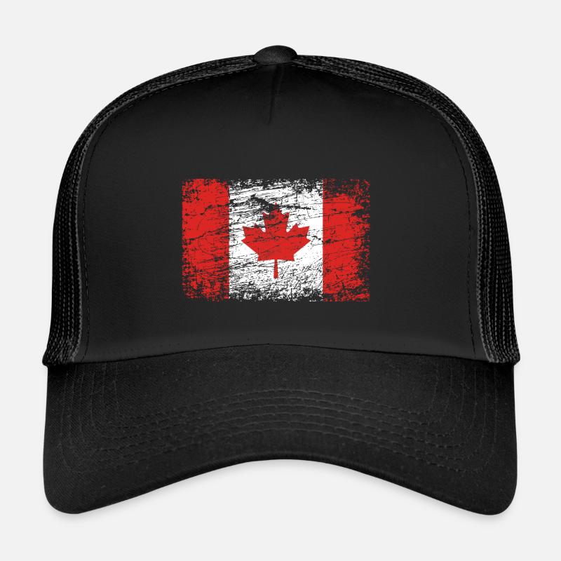 Pavillon Canada Alt Used Look Vintage Casquette trucker 