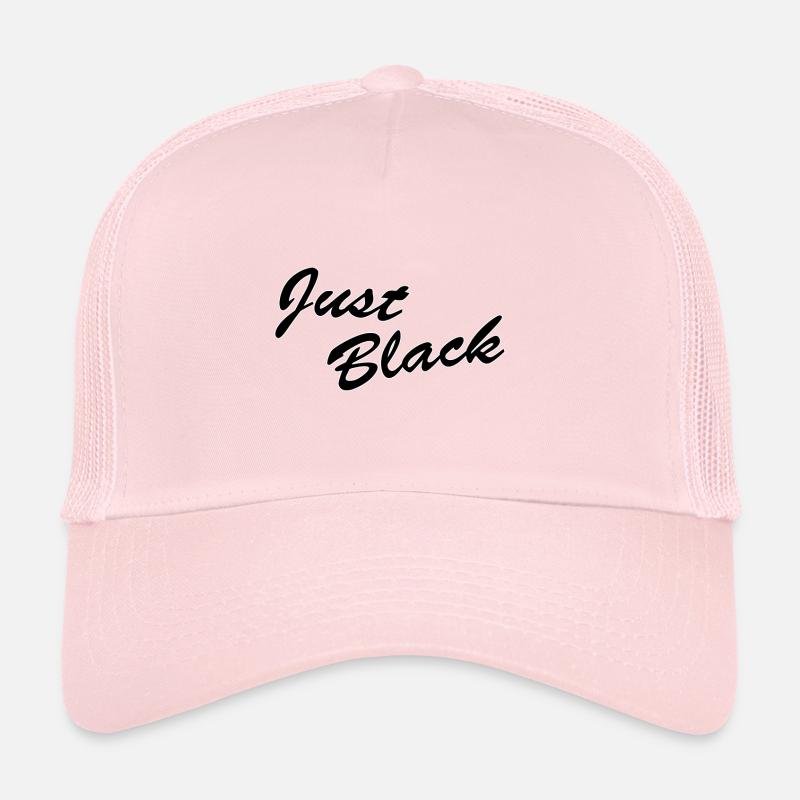 Juste noir Casquette trucker 