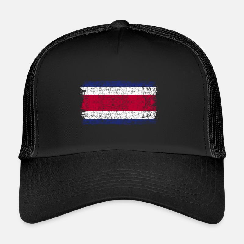 Drapeau du Costa Rica Casquette trucker 