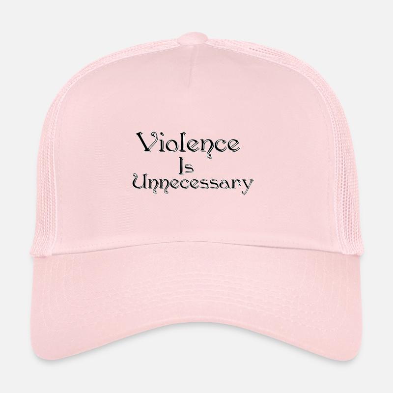 Violence is unnecessary Trucker Cap
