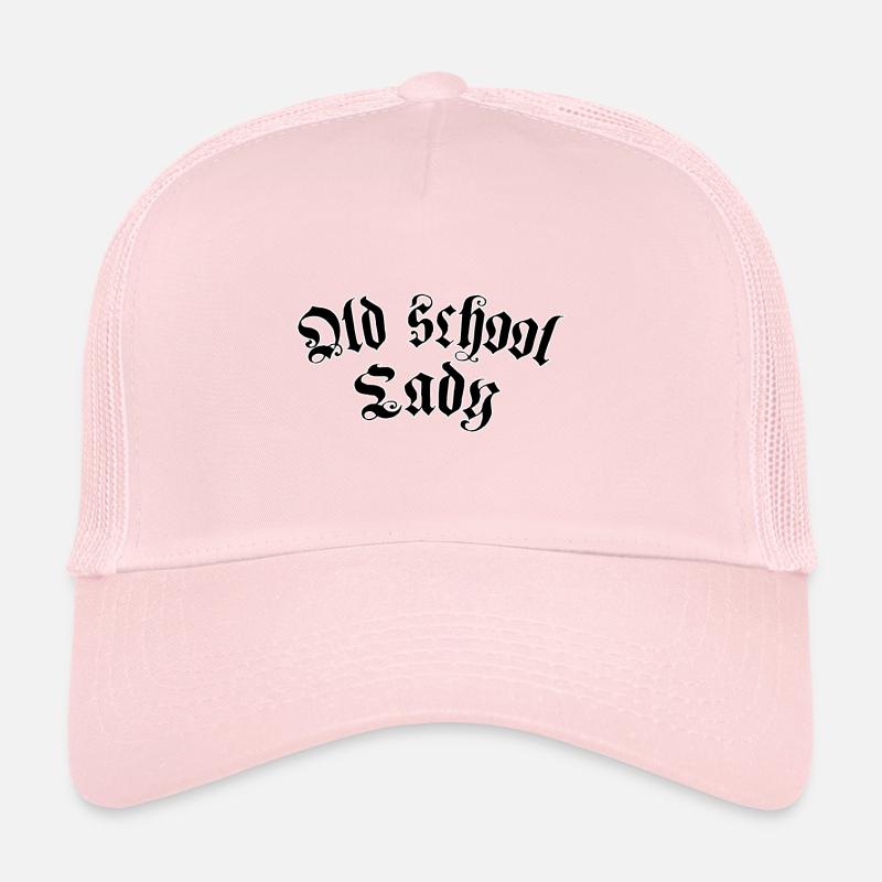 Dame de la vieille école Casquette trucker 