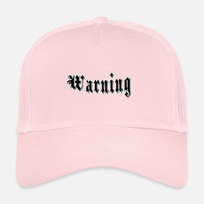 Avertissement Casquette trucker 