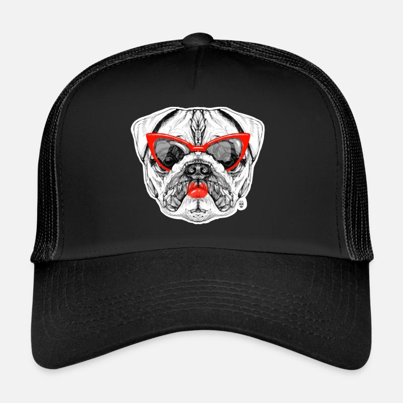 Mops-Dame Trucker Cap