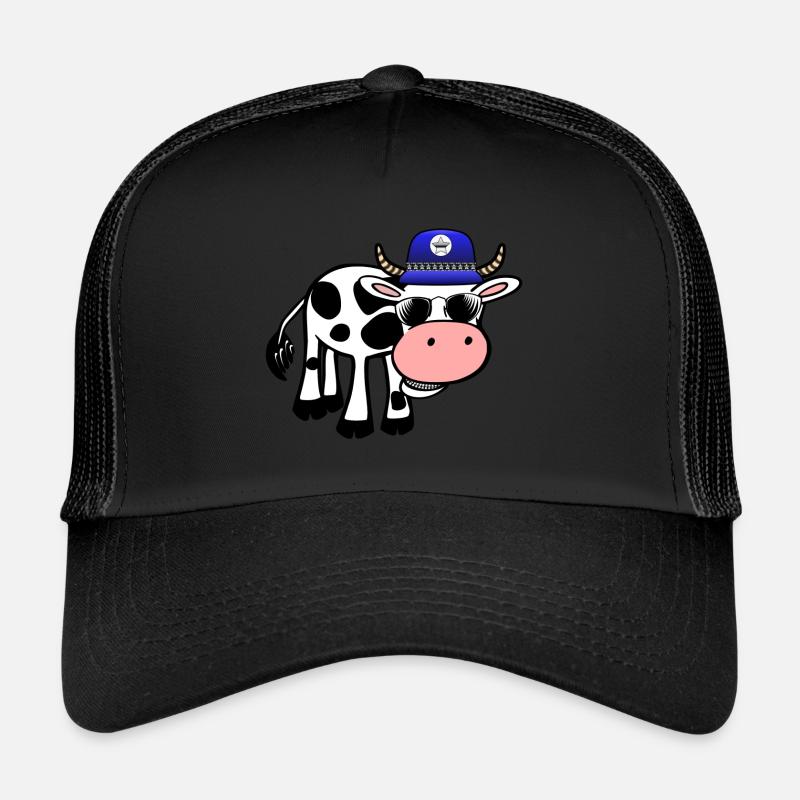 taureau - Casquette trucker  - noir/noir