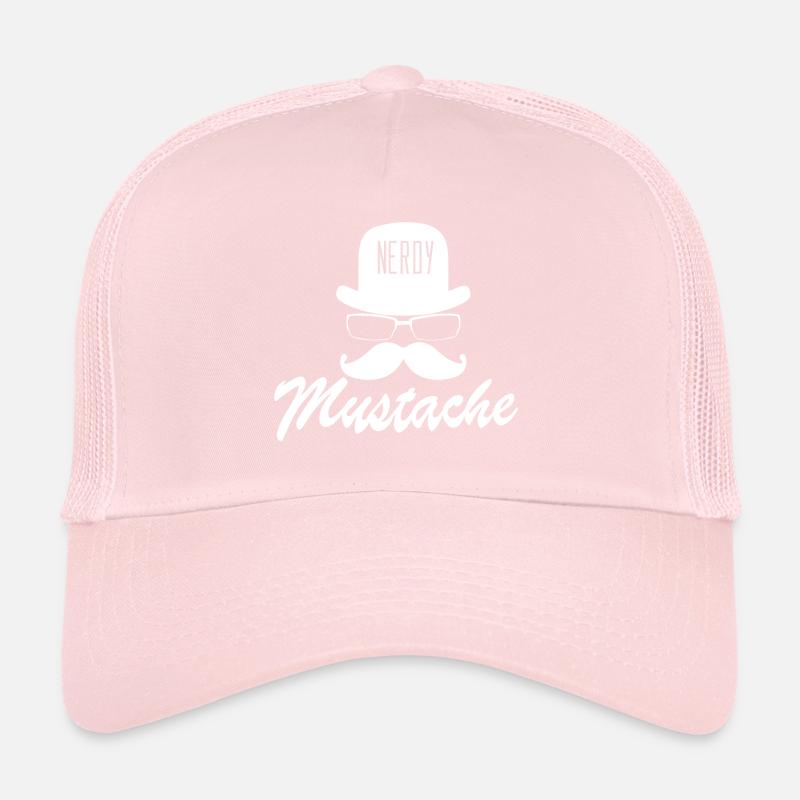 Nerdy Mustache Moustache Trucker Cap