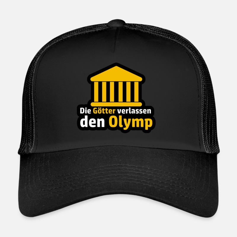 Die Goetter verlassen den Olymp Abitur Spruch Trucker Cap