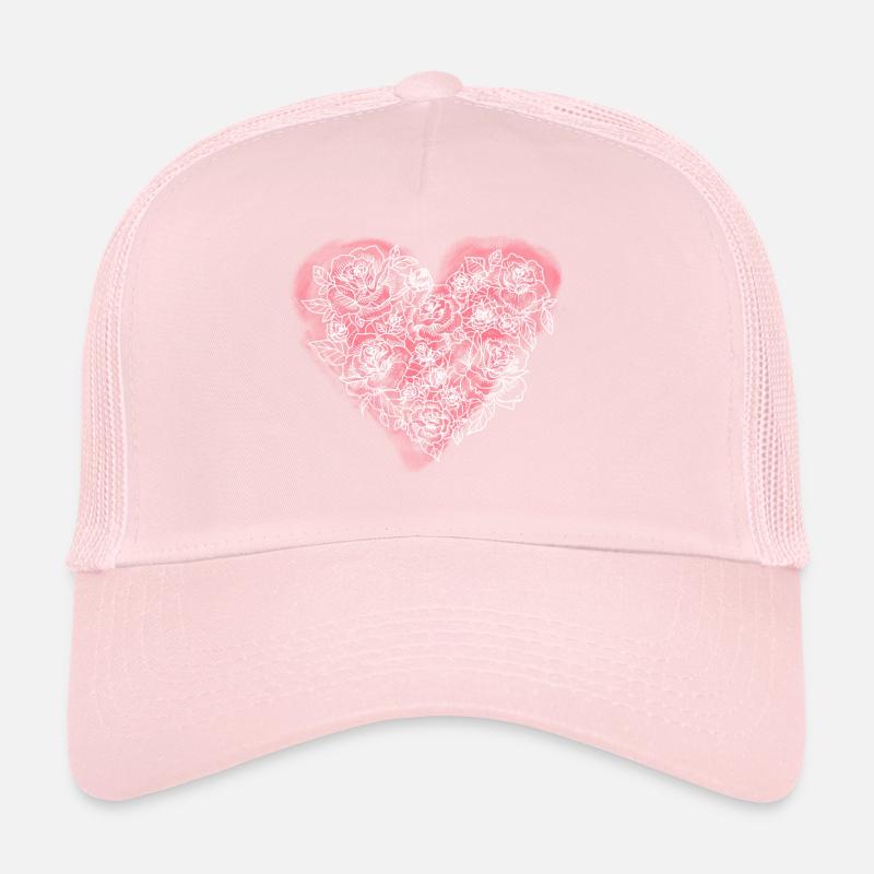Herz Rose Trucker Cap