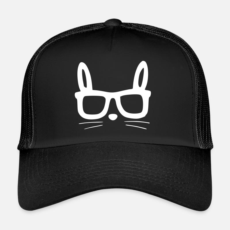 katze brille Trucker Cap