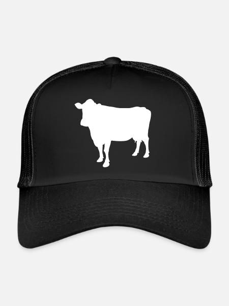 cow - Trucker Cap - black/black
