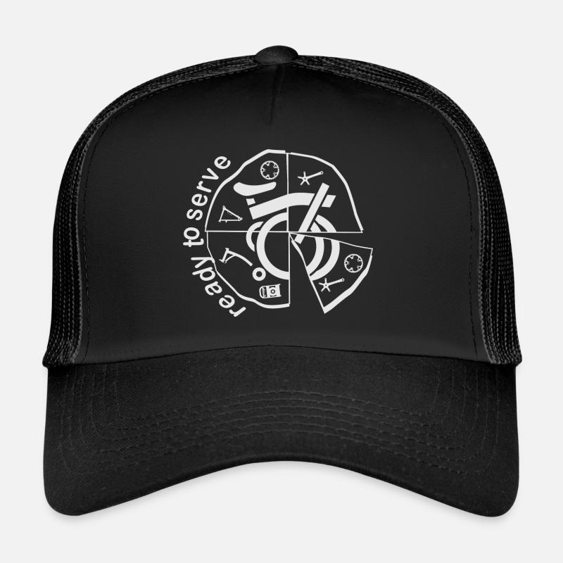 CHAINSTORY X Brompton Servierfertig - Trucker Cap - Schwarz/Schwarz