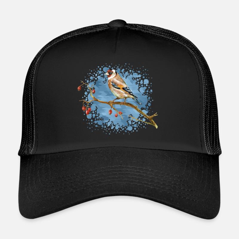 Oiseau coloré Casquette trucker 