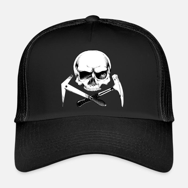 Couvreurs - Casquette trucker - noir/noir