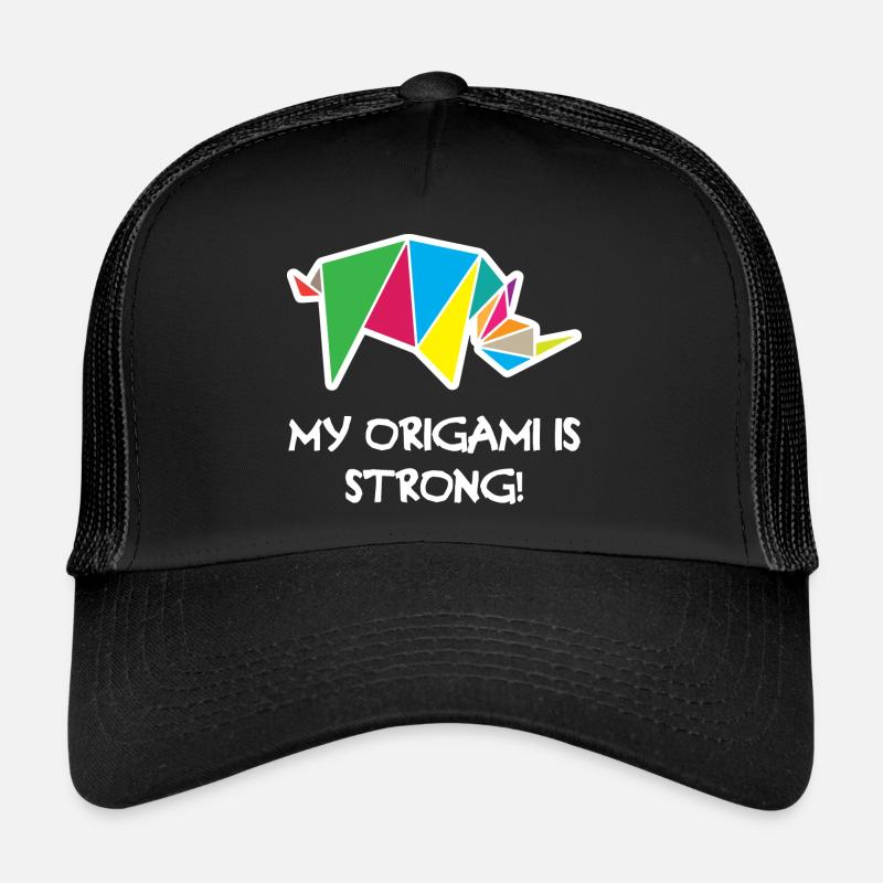 Mon origami est fort Casquette trucker 