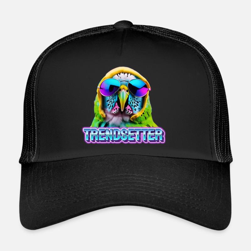 Trendsetter - Trucker Cap - black/black
