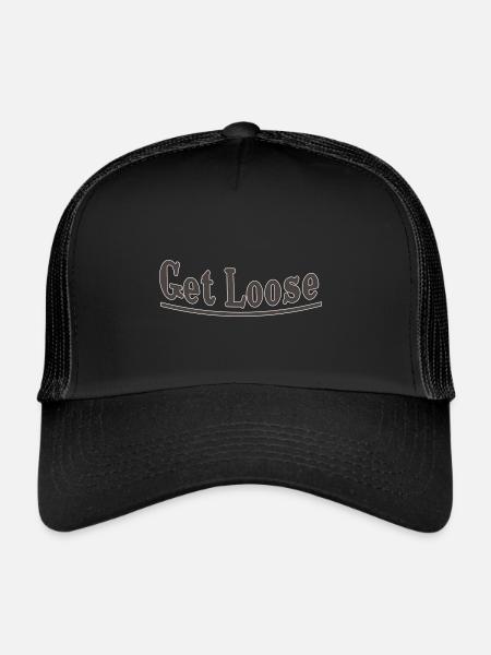 Get loose - Trucker Cap - Schwarz/Schwarz