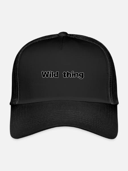 Chose sauvage - Casquette trucker  - noir/noir - Devant