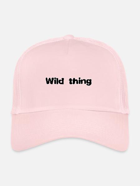 Wild thing - Trucker Cap - pale pink - Front