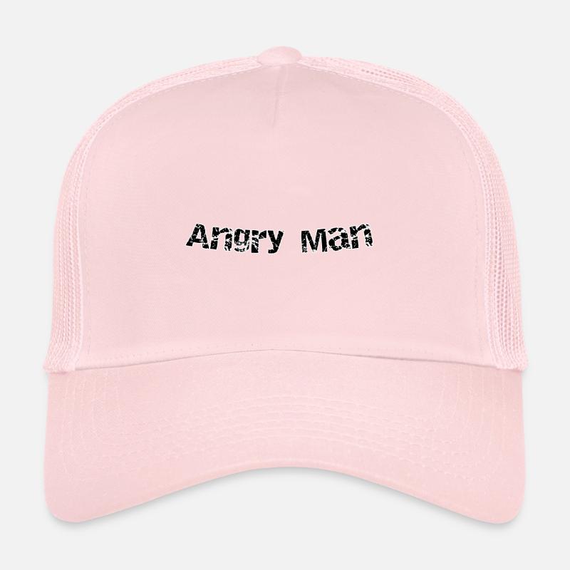 Angry man Trucker Cap