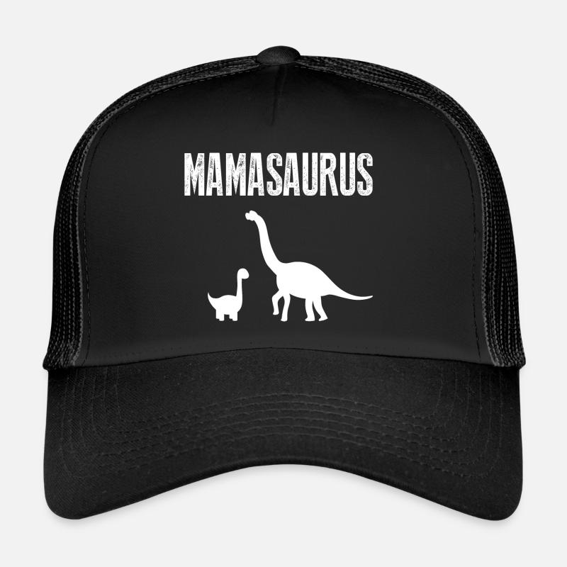 Mamasaurus - Casquette trucker  - noir/noir