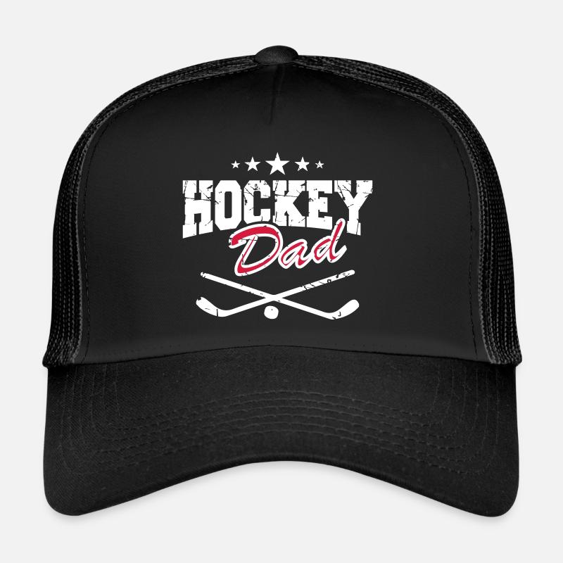 Hockey Dad - Trucker Cap - Schwarz/Schwarz