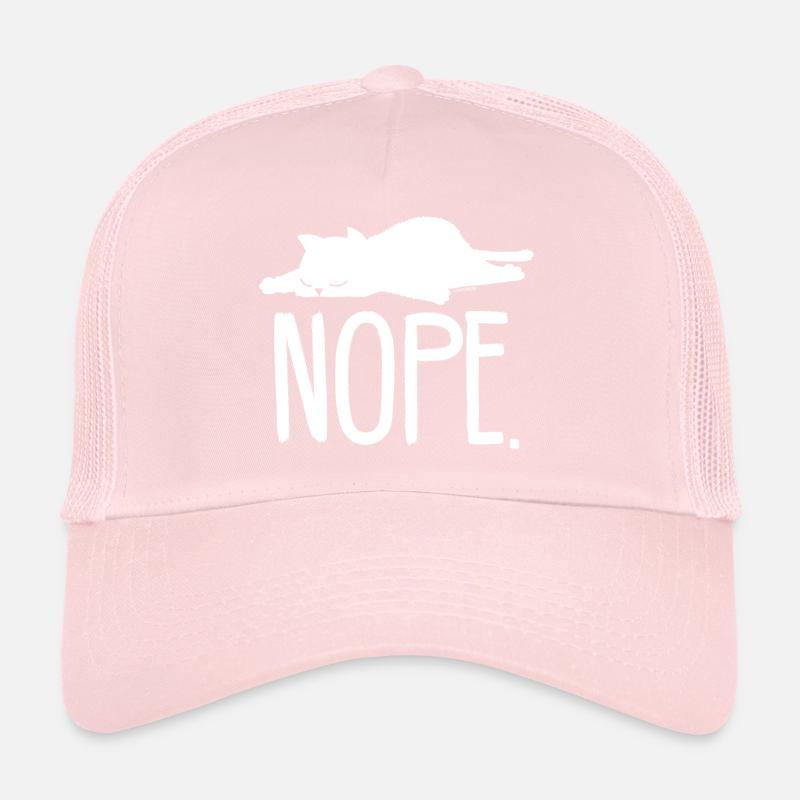 Chat Drôle Dire Idée Cadeau Nope Casquette trucker 