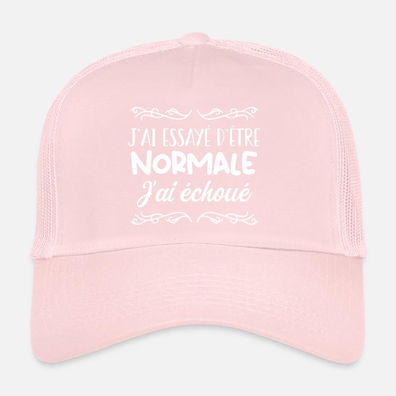 J'Suis Pas une Fille Normale Casquette trucker 