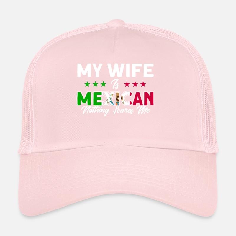 Mexican Flag Mexican Roots Gift Trucker Cap