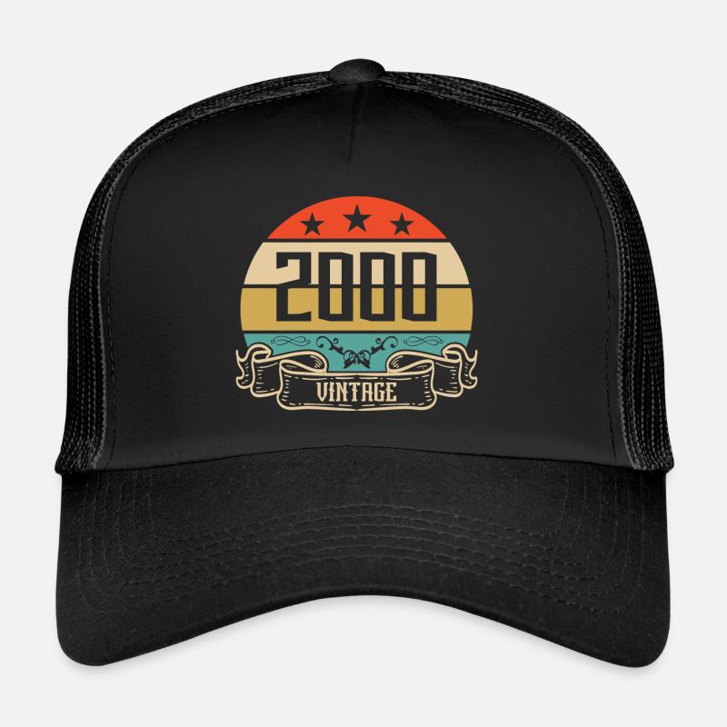 2000 Vintage Birthday Retro Classic Casquette trucker 