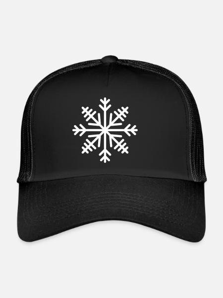 Snowflake - Trucker Cap - black/black
