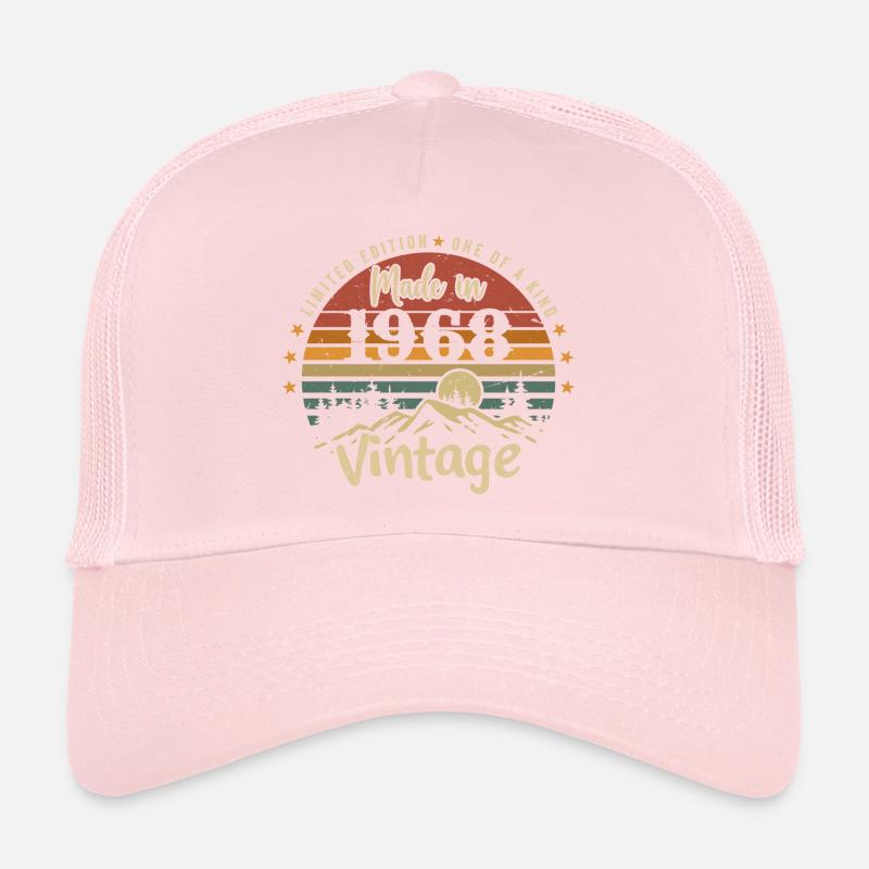 1968 Anniversaire Né En 1968 Édition Limitée Casquette trucker 