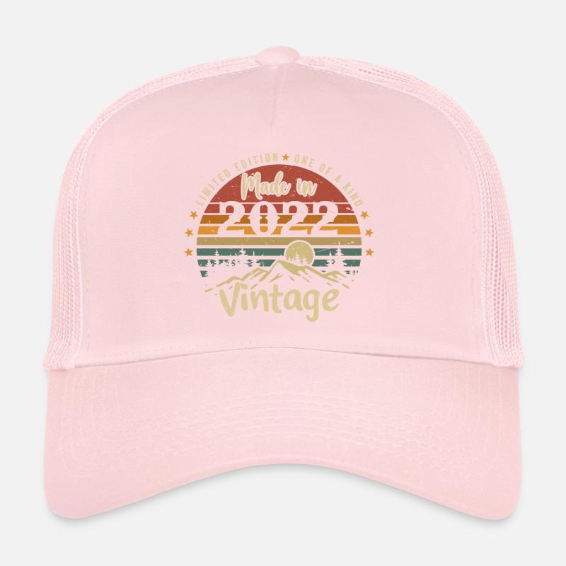 2022 Anniversaire Né En 2022 Édition Limitée Casquette trucker 