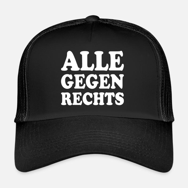 Alle gegen rechts Trucker Cap