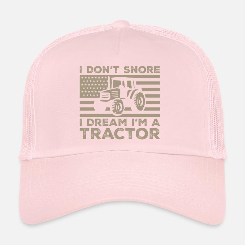 Ich schnarche nicht, ich träume, ich bin ein Traktor Trucker Cap