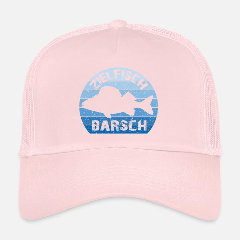 Poisson cible perche | Perca | Barschangler Casquette trucker 