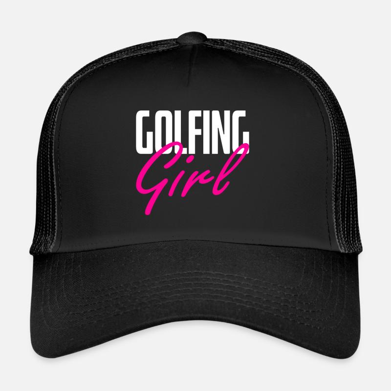 Golf Golfer Skills Golfspieler Golfen Trucker Cap