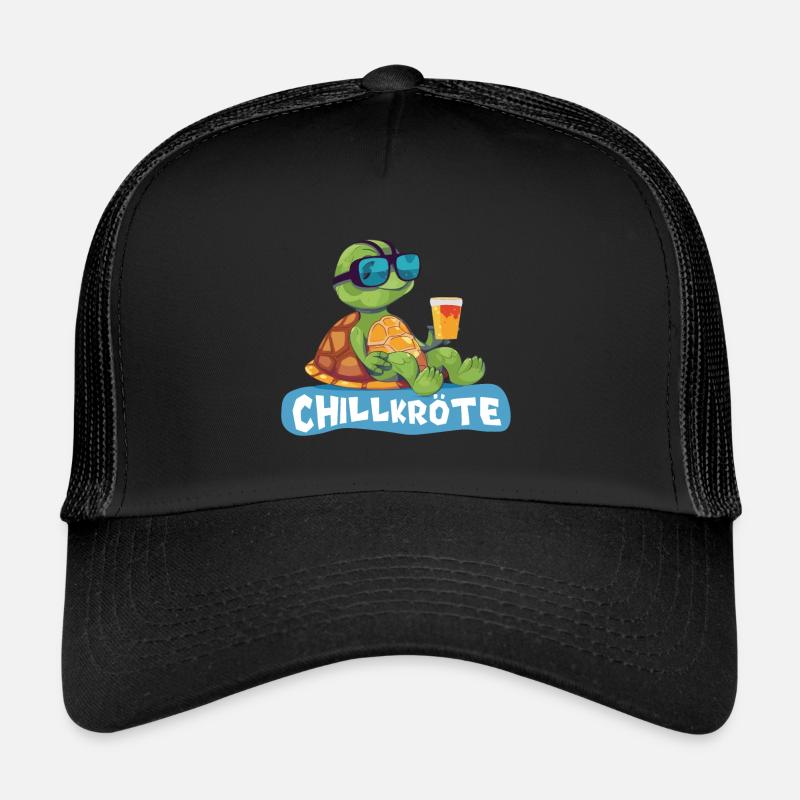 Crapaud refroidir - Casquette trucker  - noir/noir