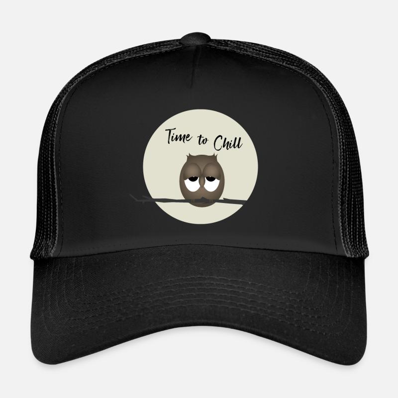Eule - Zeit zum Entspannen Trucker Cap