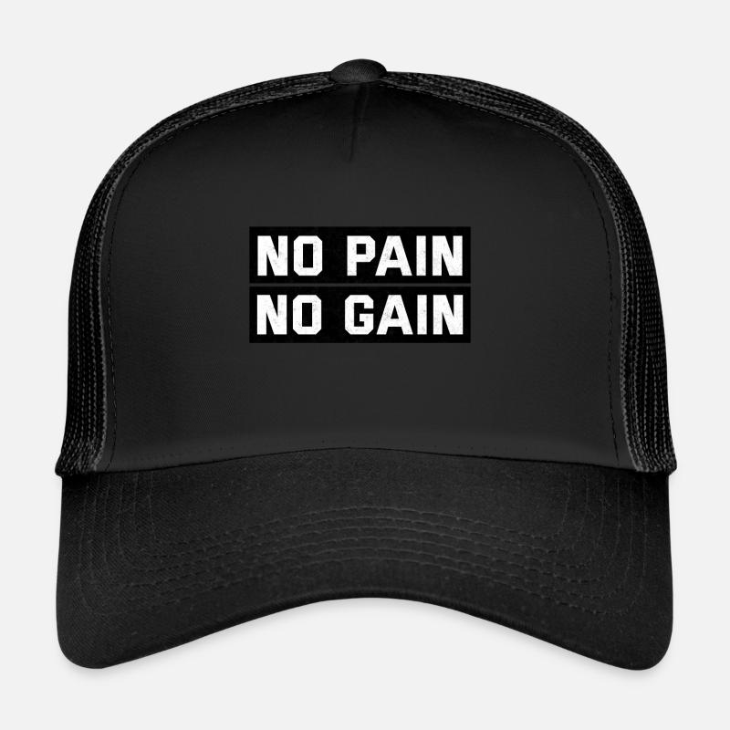 pas de douleur pas de gain Casquette trucker 