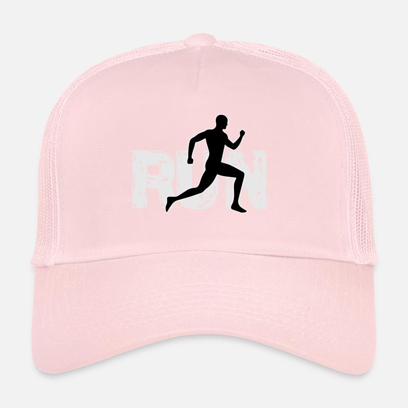 Run running Trucker Cap