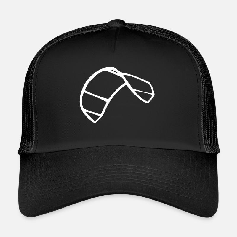 kite - Trucker Cap - Schwarz/Schwarz