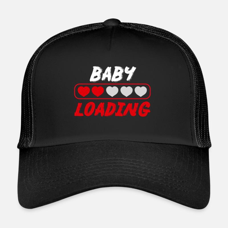 baby loading pregnancy funny gift Trucker Cap