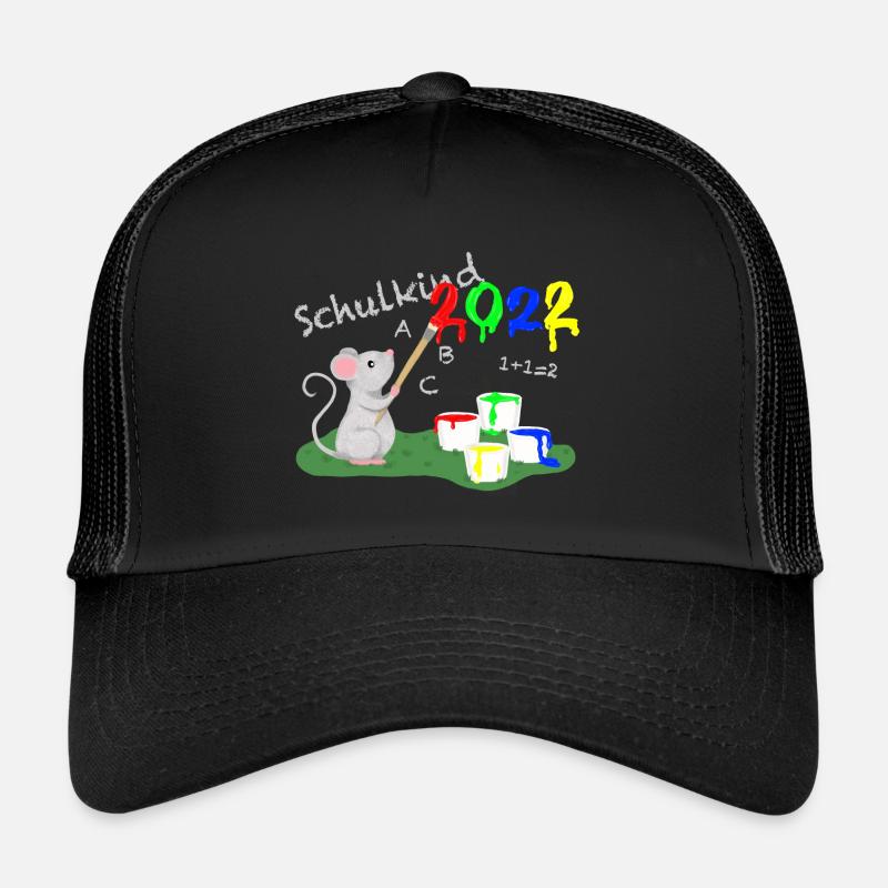 Schulkind 2022 - Trucker Cap - Schwarz/Schwarz